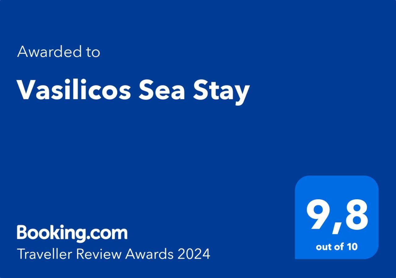 Paralía Vasilicos Sea Stay מראה חיצוני תמונה